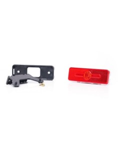 Лампа Габарит Led 2034 W254 12V-24V Позиция Червена Was 2