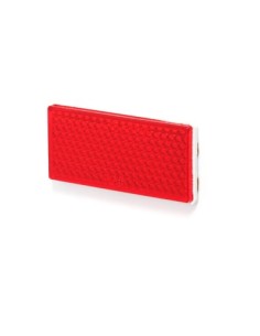 Rectangular Reflector With Adhesive 51P Up-105X48 Red Was