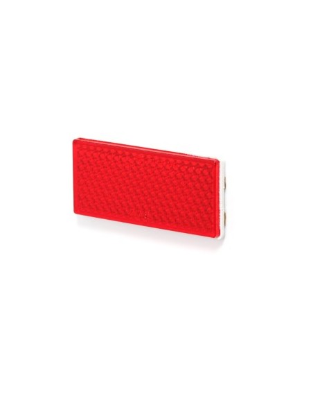 Rectangular Reflector With Adhesive 51P Up-105X48 Red Was