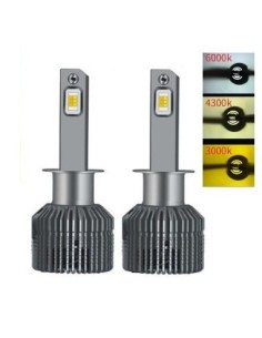 2 db H3 LED izzó szett, Canbus, 3000K/4300K/6000K, 50W,...
