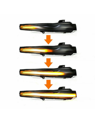 Set of 2 Dynamic LED Mirror Turn Signals for...