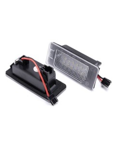 Set of 2 LED License Plate Lights for Fiat 500X 2014-2018