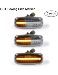 Set of 2 Dynamic LED Wing Indicators with Clear Glass for... 2