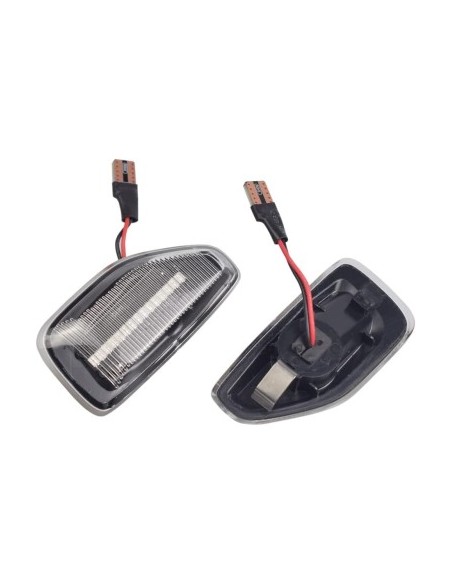 Set 2 Semnalizari Aripa LED dinamice cu sticla clara pentru Dacia Duster 2, Logan 2, Sandero 2