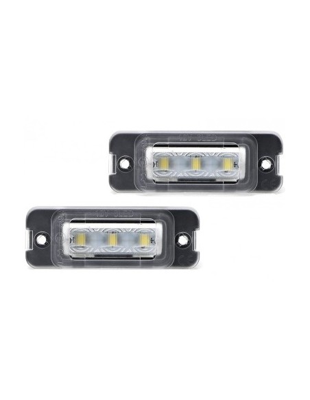 Set of 2 LED License Plate Lights for Mercedes-Benz ML W164, R W251, GL X164