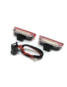 VW, SEAT, SKODA Fehér/Piros LED Ajtó Lámpák 2