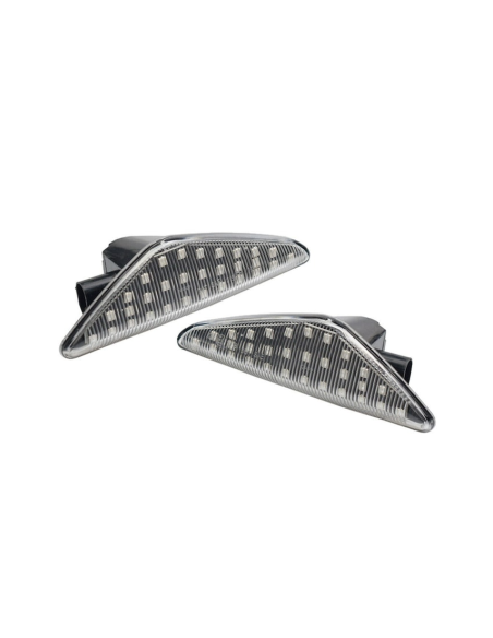 Set of 2 Clear LED Wing Indicators for X3 F25, X5 E70, X6 E71