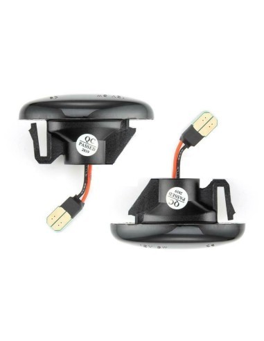 Set of 2 Smoked LED Wing Indicators for Smart...