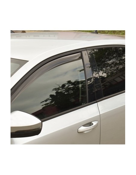 Set of 4 Window Deflectors for AUDI A6 (C6) 2003-2011 Sedan