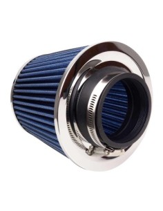 Universal car air intake sport filter, blue 160x155x118mm... 2