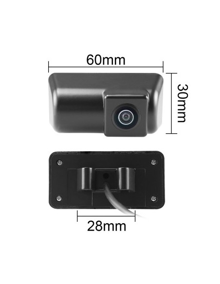 HD Reverse Camera, 170 Degree Angle with StarLight Night Vision for Ford Transit Connect - FA985