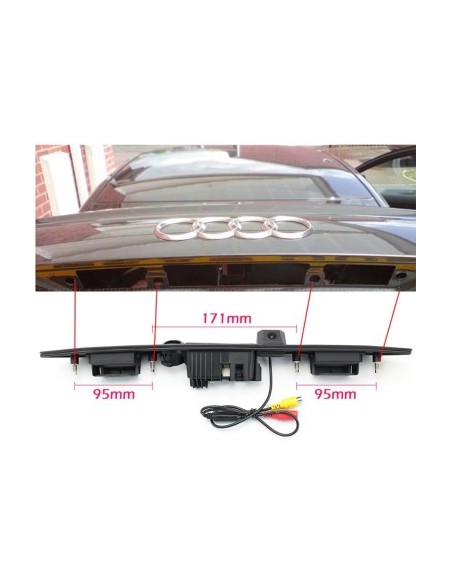 HD Reversing Camera with StarLight Night Vision for Audi A3, A4, A6, A8, Q7 with Handle Support and License Plate Lights