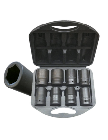 8-Piece 1` Impact Socket Set for Torque Multiplier