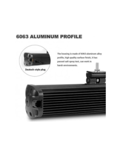LED Bar Autó 60W 6D 12V-24V, 6480 Lumen, 15"/37 cm 2