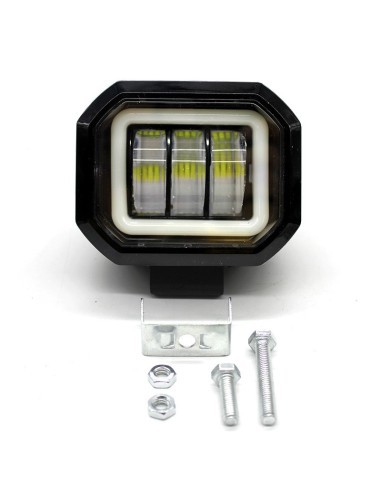 LED Projector with angel eyes for offroad car,...