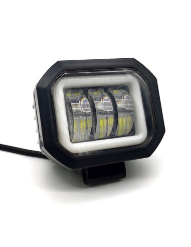 LED προβολέας με angel eyes για offroad...