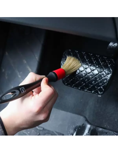 Koch Chemie Interior Brush Red with Hard Bristles