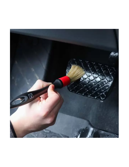 Koch Chemie Interior Brush Red with Hard Bristles