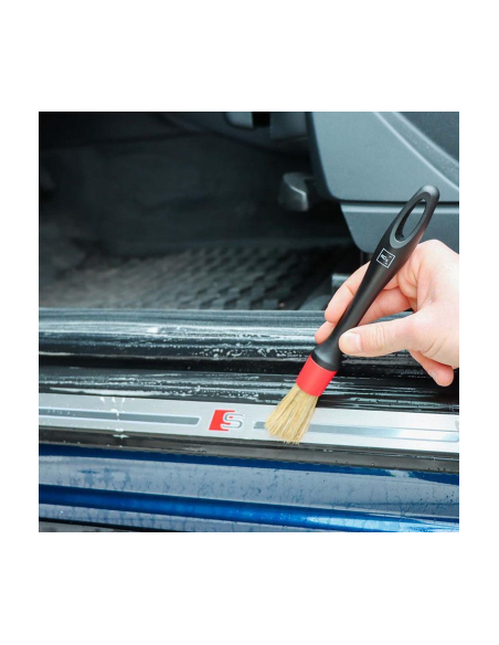 Koch Chemie Interior Brush Red with Hard Bristles