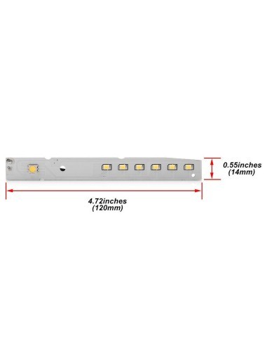Set of 2 LED eyebrow modules, side headlight...