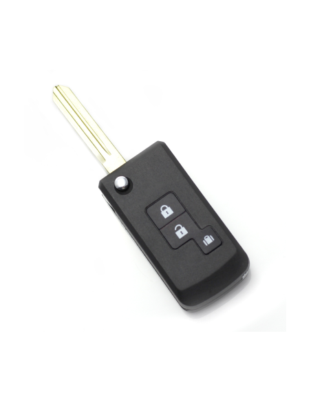 Key case type knife 2+1 buttons (modified) for Nissan