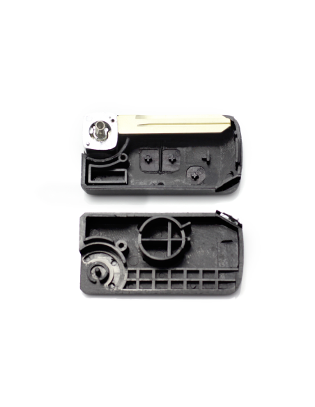 Key case type knife 2+1 buttons, square model (modified) for Nissan