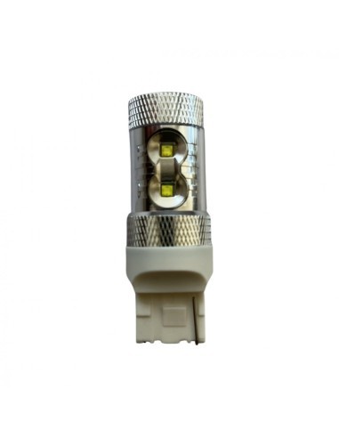 White Auto LED 50W T20 7440 W21W Canbus with...