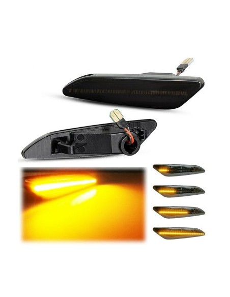 Set of 2 Dynamic Sequential LED Wing Indicators for Fiat Tipo