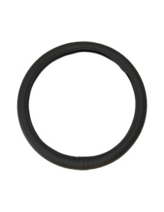 Black Eco Leather Steering Wheel Cover 40-42 Cm