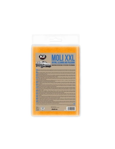 K2 Moli XXL Microfiber Drying Cloth, 60x60 cm