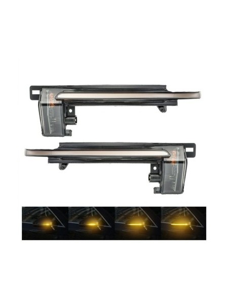 Set of 2 Dynamic LED Mirror Indicators for Audi A3, A4, A5, A6, A8, Q3