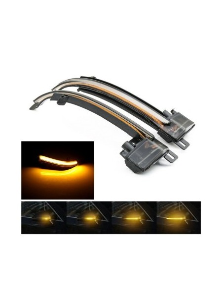 Set of 2 Dynamic LED Mirror Indicators for Audi A3, A4, A5, A6, A8, Q3