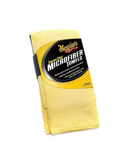 3 darab Meguiar's Supreme Shine Mikroszálas Polírozó Kendő 40×60 cm