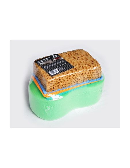 Mega Drive Car Cleaning Sponge and Cloth Set