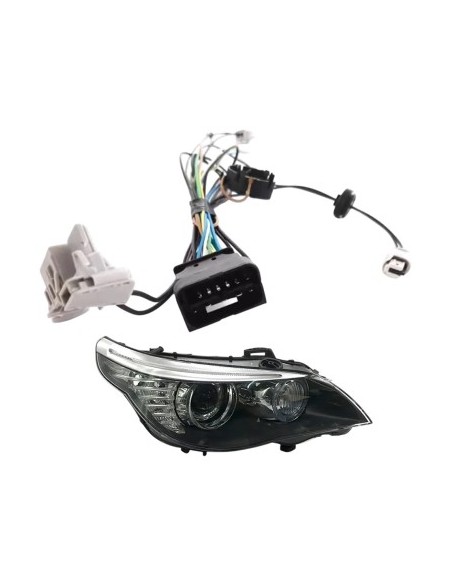 Left headlight wiring harness for BMW 5 Series E60, E61 with Facelift without AFS (2007 - 2010)