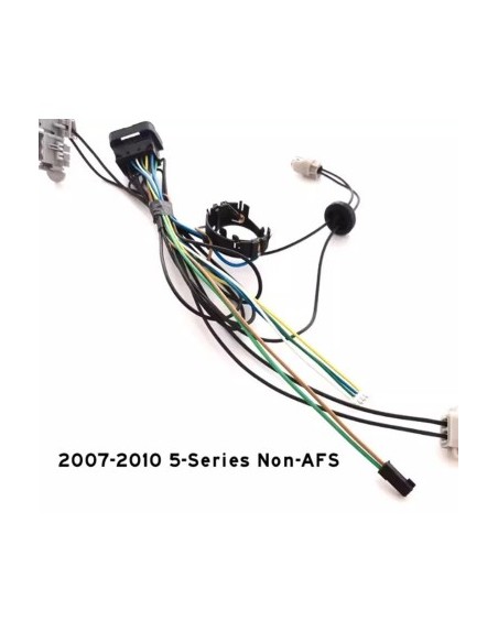 Left headlight wiring harness for BMW 5 Series E60, E61 with Facelift without AFS (2007 - 2010)