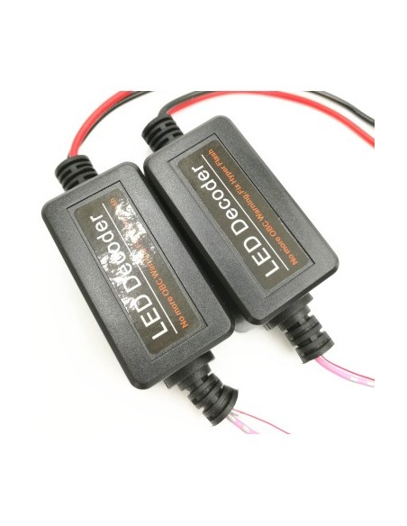 Set of 2 Error Cancellers / LED Decoders W21W T20 with Single Filament