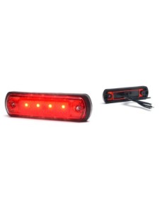 Лампа Габарит Led 1339 W189 12V-24V Позиция Червена Was 2
