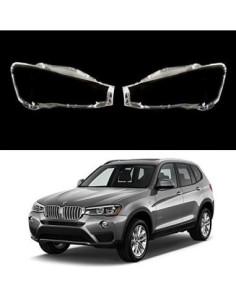Set of 2 Headlight Glasses for BMW X4 F26 (2014 - 2017) 2