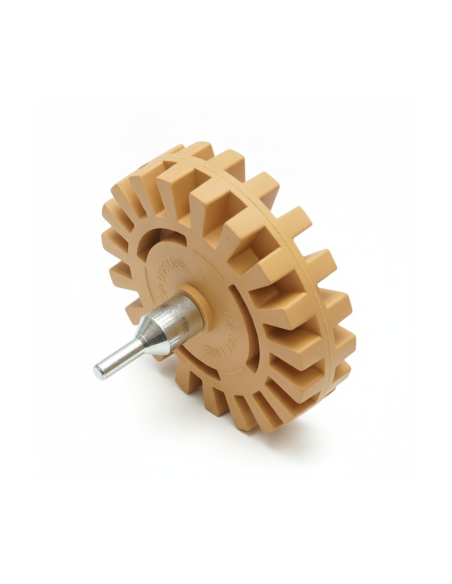 Rubber Disc for Removing Adhesive and Sticker, Xenon Bright