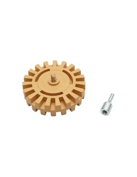 Rubber Disc for Removing Adhesive and Sticker, Xenon Bright
