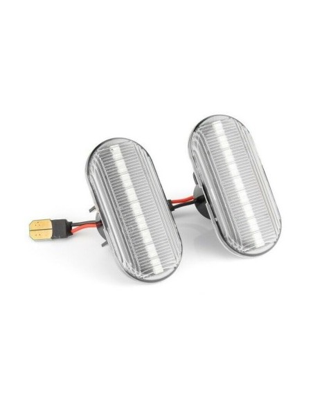Σετ 2 Σηματοδότες LED με διαφανές γυαλί για Nissan Interstar, Primastar, Kubistar