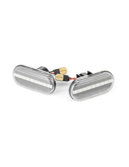 Σετ 2 Σηματοδότες LED με διαφανές γυαλί για Nissan Interstar, Primastar, Kubistar