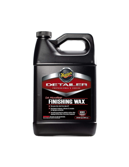 Meguiar's Microfiber Finishing Wax, D301, 3.78 L