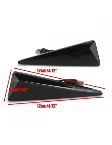 Set of 2 Dynamic Wing Indicators for Renault...