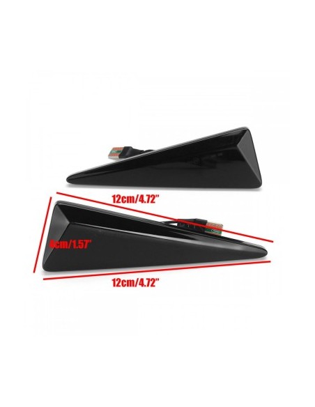 Set of 2 Dynamic Wing Indicators for Renault Megane, Scenic, Espace, Vel Satis