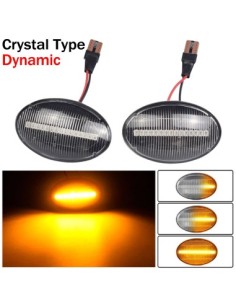 Set of 2 Dynamic LED Wing Indicators with Clear Glass for... 2