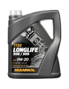 MANNOL Longlife 508/509 0W-20 Engine Oil 5L