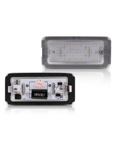 Set of 2 LED License Plate Lights for Fiat 500,...