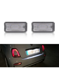 Комплект 2 LED номера лампи за Fiat 500, 500C 2009-2015... 2